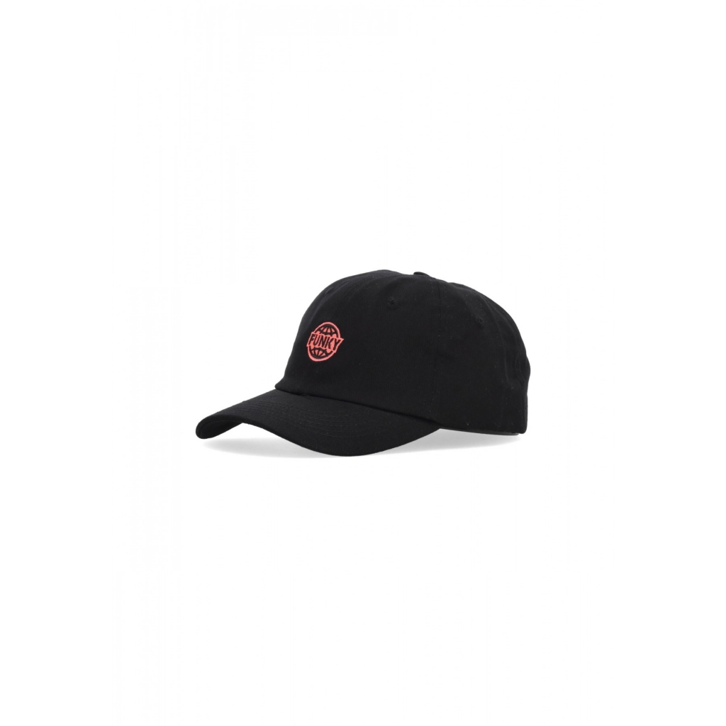 cappellino visiera curva uomo logo dad cap BLACK