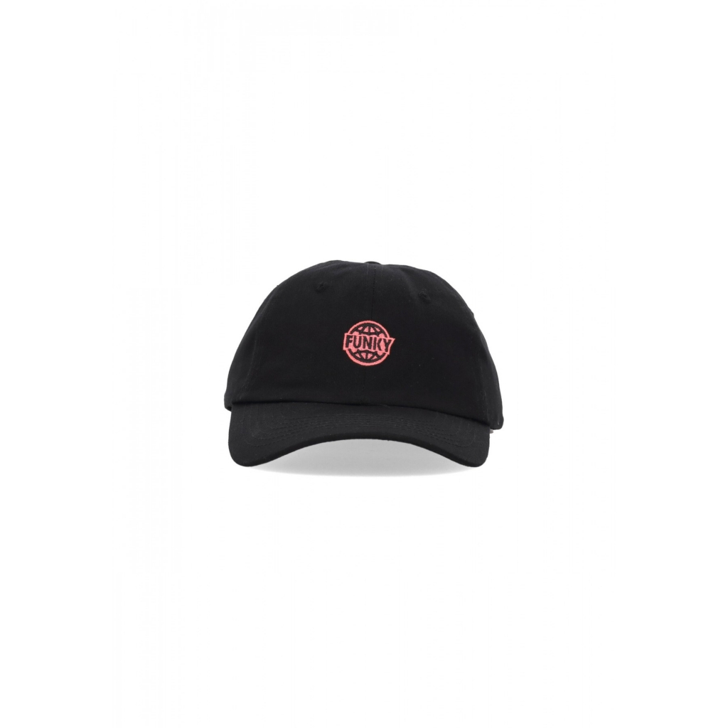 cappellino visiera curva uomo logo dad cap BLACK