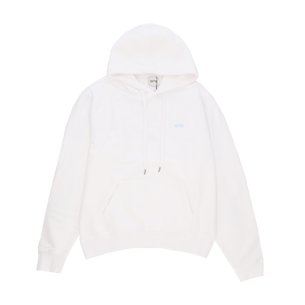 felpa leggera cappuccio uomo hank back multi runner hoodie WHITE