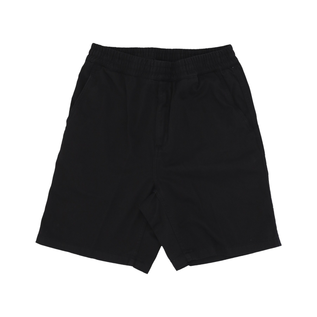 pantalone corto uomo flint short BLACK GARMENT DYED