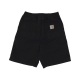 pantalone corto uomo flint short BLACK GARMENT DYED