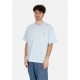 maglietta uomo inverted emblem tee BABY BLUE