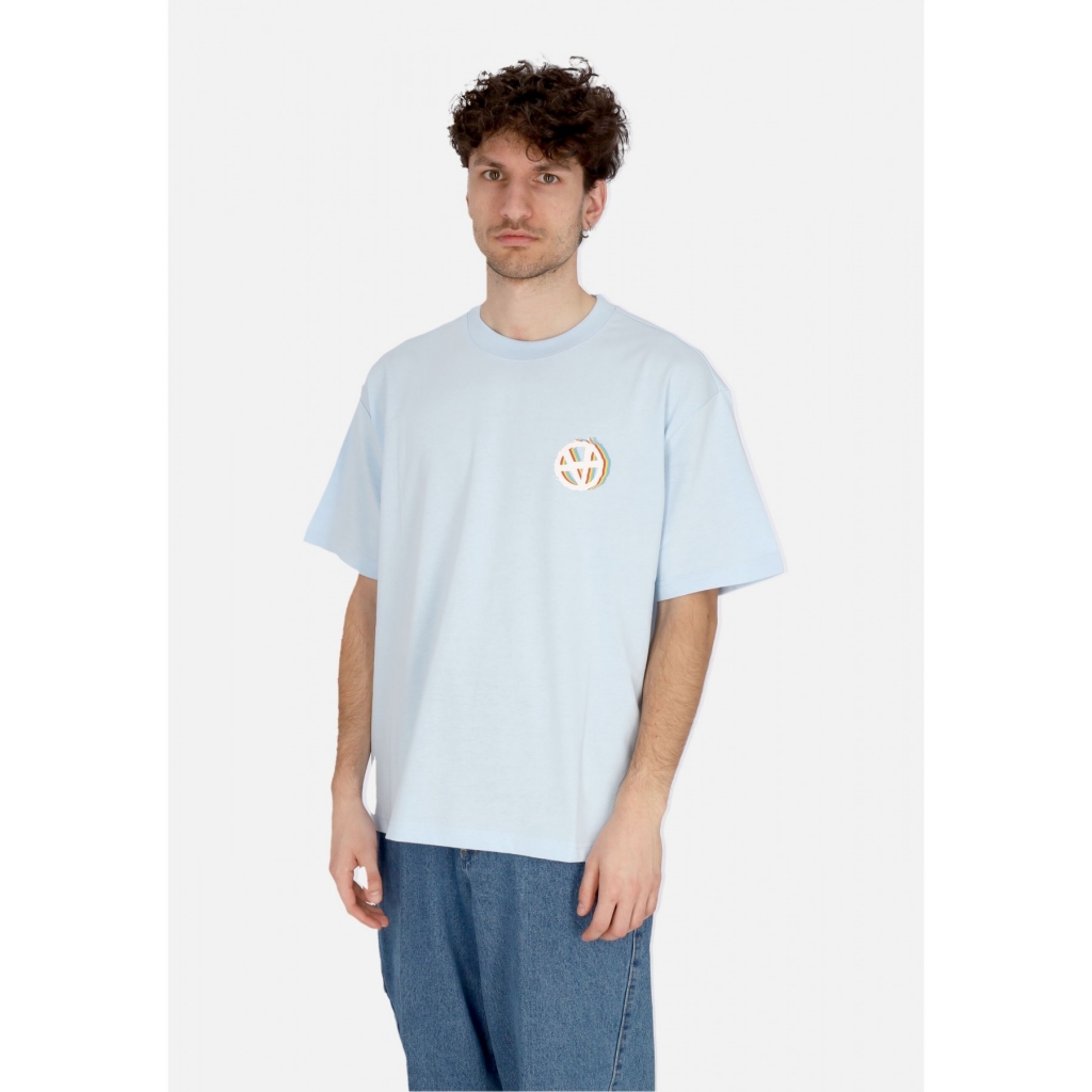 maglietta uomo inverted emblem tee BABY BLUE