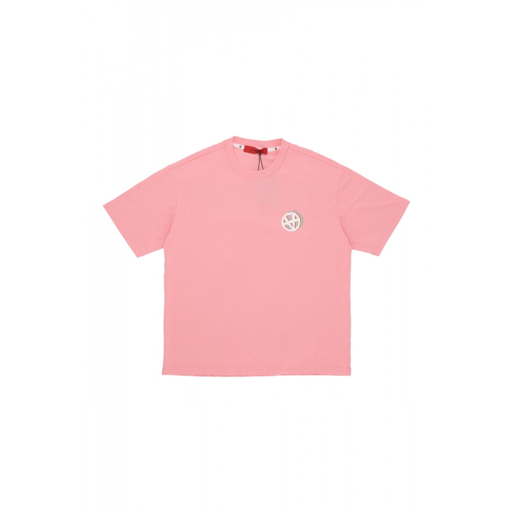 maglietta uomo inverted emblem tee BABY PINK