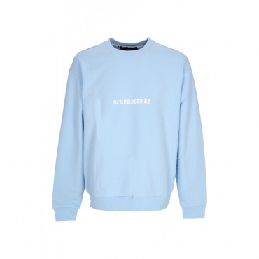 felpa leggera girocollo uomo acu crewneck BABY BLUE