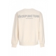 felpa leggera girocollo uomo vain teddy crewneck CREAM