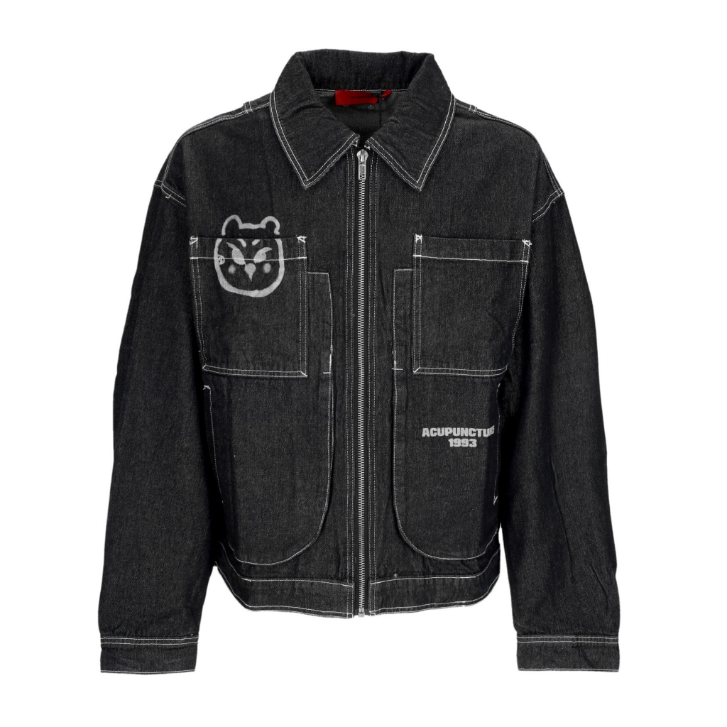 giubbotto uomo clueless denim jacket BLACK