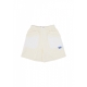 pantalone corto tuta uomo label shorts CREAM