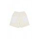 pantalone corto tuta uomo label shorts CREAM