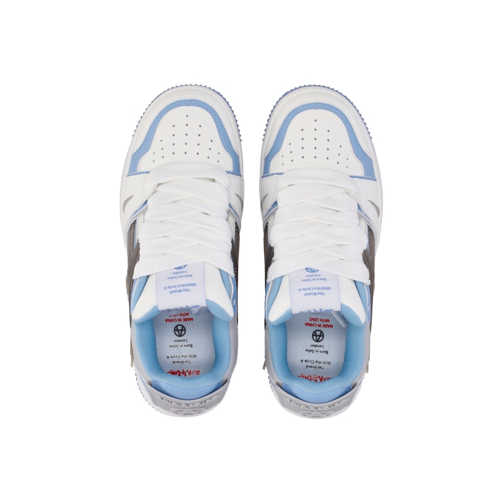 scarpa bassa uomo lola sneak BLUE/WHITE