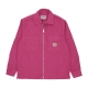 giubbotto uomo rainer shirt jacket MAGENTA GARMENT DYED