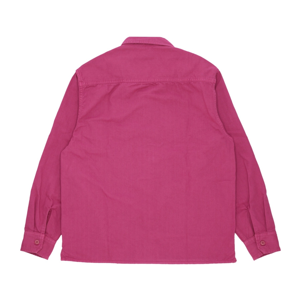 giubbotto uomo rainer shirt jacket MAGENTA GARMENT DYED