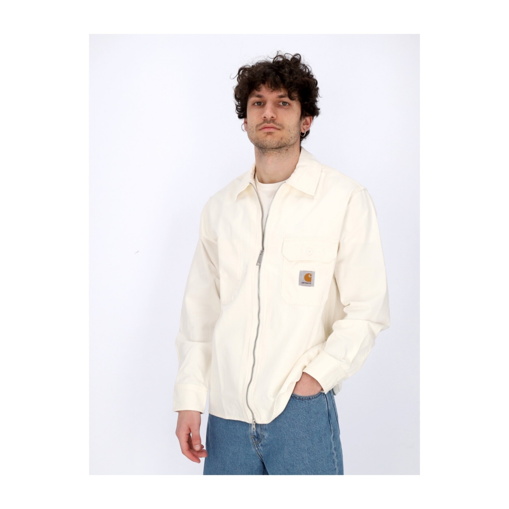 giubbotto uomo rainer shirt jacket OFF WHITE RINSED