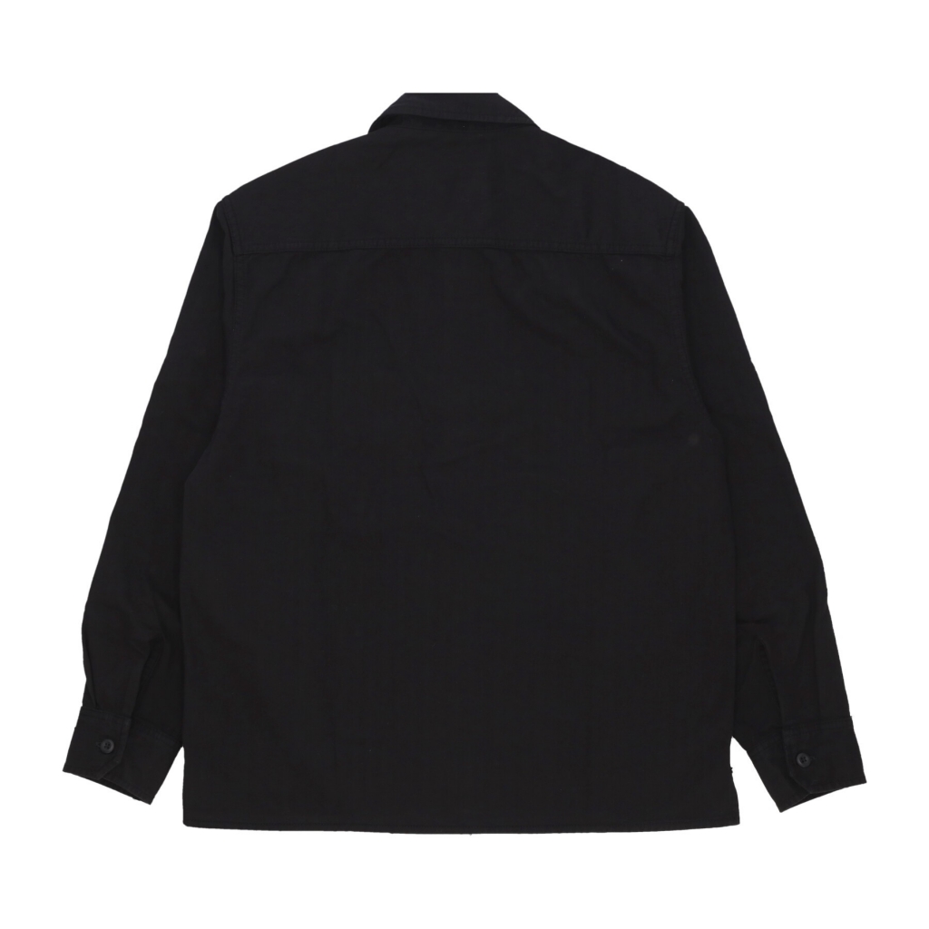 giubbotto uomo rainer shirt jacket BLACK GARMENT DYED