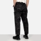 pantalone corto uomo flames and gotic logo cargo pants BLACK