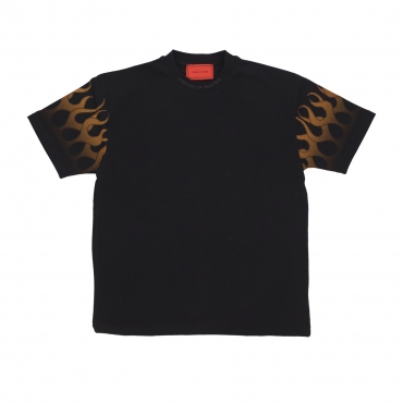 maglietta uomo flames tee BLACK/ORANGE