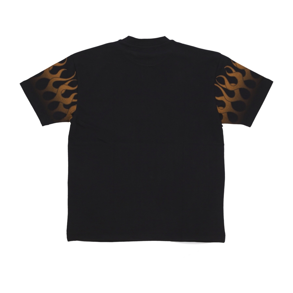 maglietta uomo flames tee BLACK/ORANGE