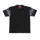 maglietta uomo flames tee BLACK/WHITE