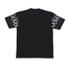 maglietta uomo flames tee BLACK/WHITE