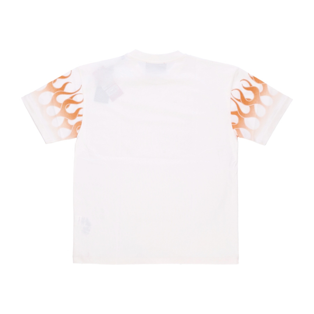 maglietta uomo flames tee OFF WHITE/ORANGE