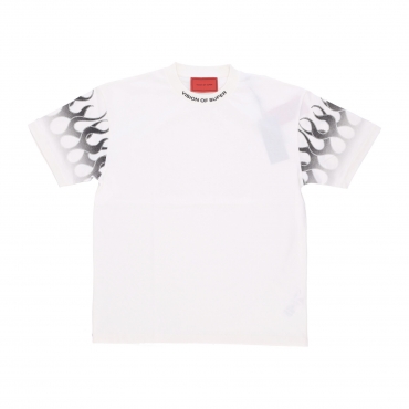 maglietta uomo flames tee OFF WHITE/BLACK