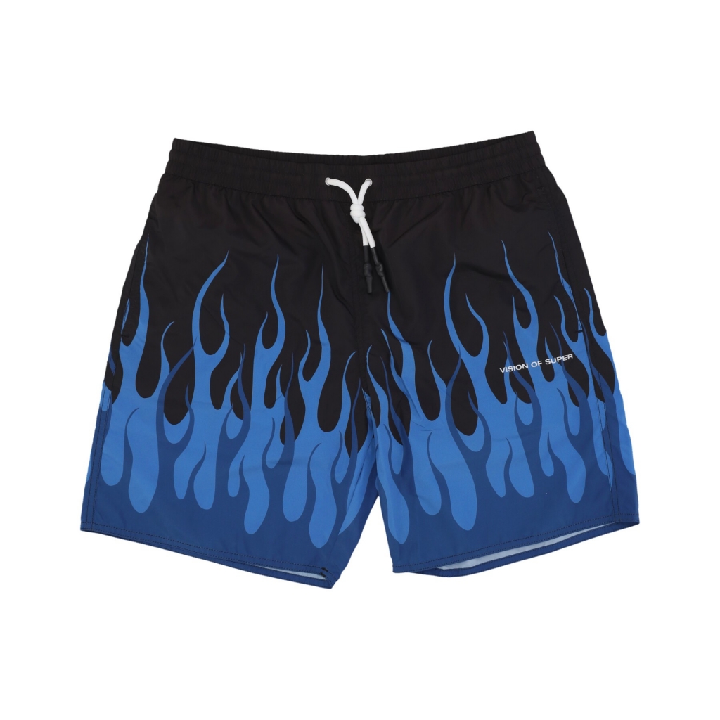 costume pantaloncino uomo double flames swimwear BLACK/BLUE