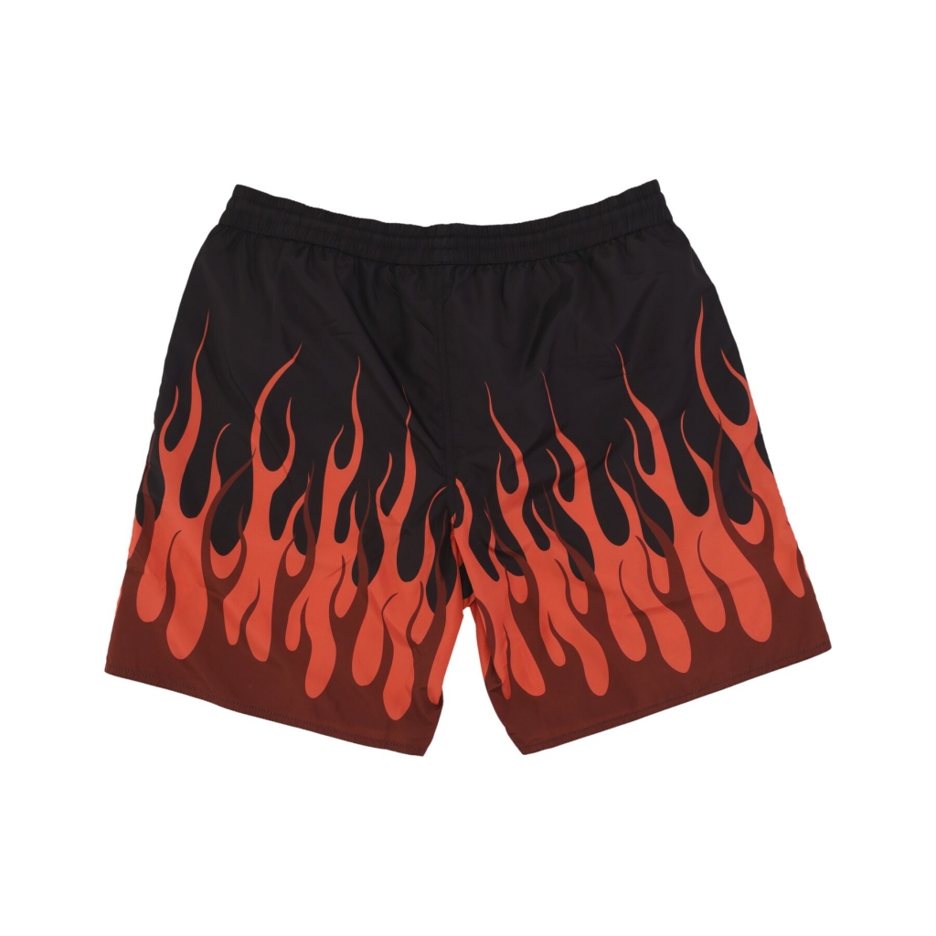 costume pantaloncino uomo double flames swimwear BLACK/RED