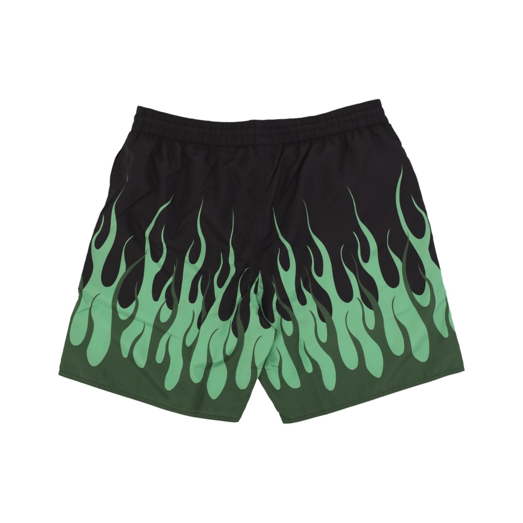 costume pantaloncino uomo double flames swimwear BLACK/GREEN