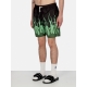 costume pantaloncino uomo double flames swimwear BLACK/GREEN