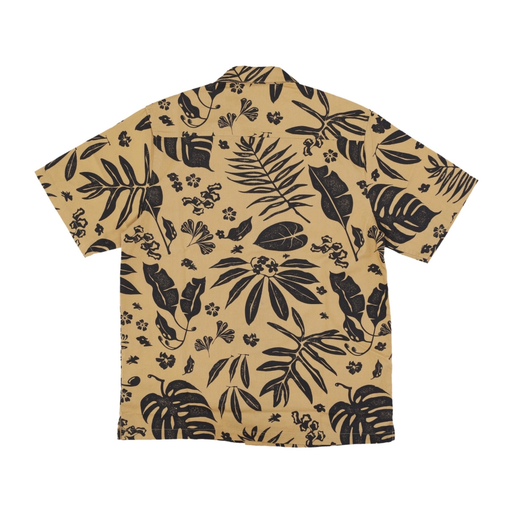 maglietta uomo woodblock shirt WOODBLOCK PRINT/BOURBON