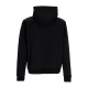 felpa leggera cappuccio uomo bicolor lightning print hoodie BLACK