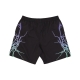 costume pantaloncino uomo bicolor lightning print swimwear BLACK