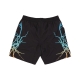 costume pantaloncino uomo bicolor lightning print swimwear BLACK