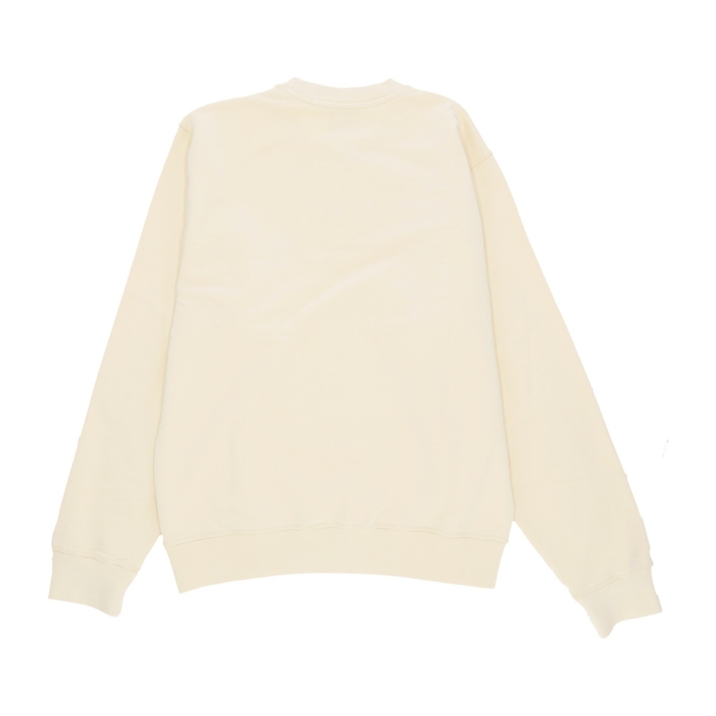 felpa leggera girocollo uomo carlos small heart crewneck CREAM