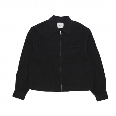 giubbotto uomo jan linnen jacket BLACK