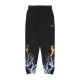 pantalone tuta leggero uomo bicolor lightning print pants BLACK