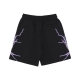 pantalone tuta leggero uomo lateral lightning print shorts BLACK/PURPLE