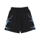 pantalone tuta leggero uomo lateral lightning print shorts BLACK/LIGHT BLUE