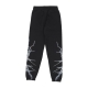 pantalone tuta leggero uomo lateral lightning print pants BLACK/WHITE