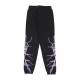 pantalone tuta leggero uomo lateral lightning print pants BLACK/PURPLE