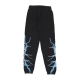 pantalone tuta leggero uomo lateral lightning print pants BLACK/LIGHT BLUE