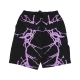 pantalone corto uomo lateral lightning cargo shorts BLACK/PURPLE