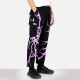 pantalone lungo uomo lateral lightning cargo pants BLACK/PURPLE