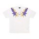 maglietta uomo starry lightning tee WHITE/YELLOW/PURPLE