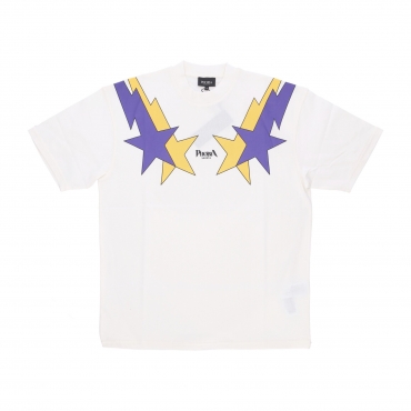 maglietta uomo starry lightning tee WHITE/YELLOW/PURPLE