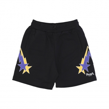 pantalone corto tuta uomo starry lightning shorts BLACK/YELLOW/PURPLE