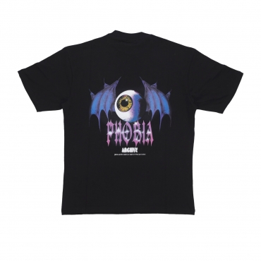 maglietta uomo bat eye print tee BLACK/PURPLE