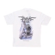 maglietta uomo fiery cobra print tee WHITE/PURPLE