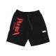 pantalone corto uomo big print logo shorts BLACK