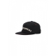 cappellino visiera piatta uomo brigade cap BLACK